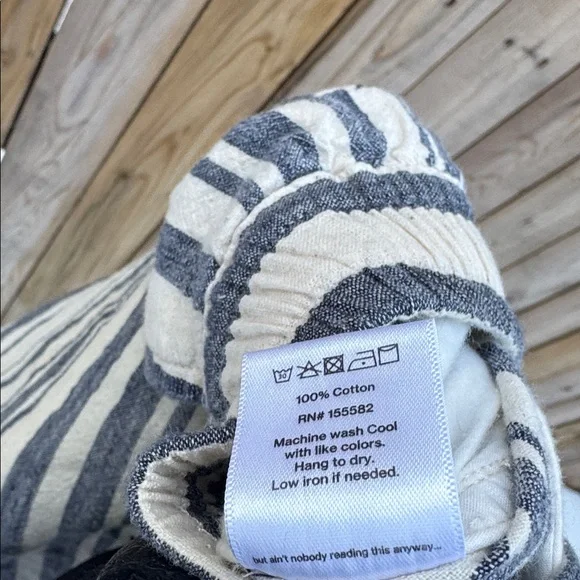 Corridor New York Men's Striped Shorts - Black and White - Picture 8 of 8